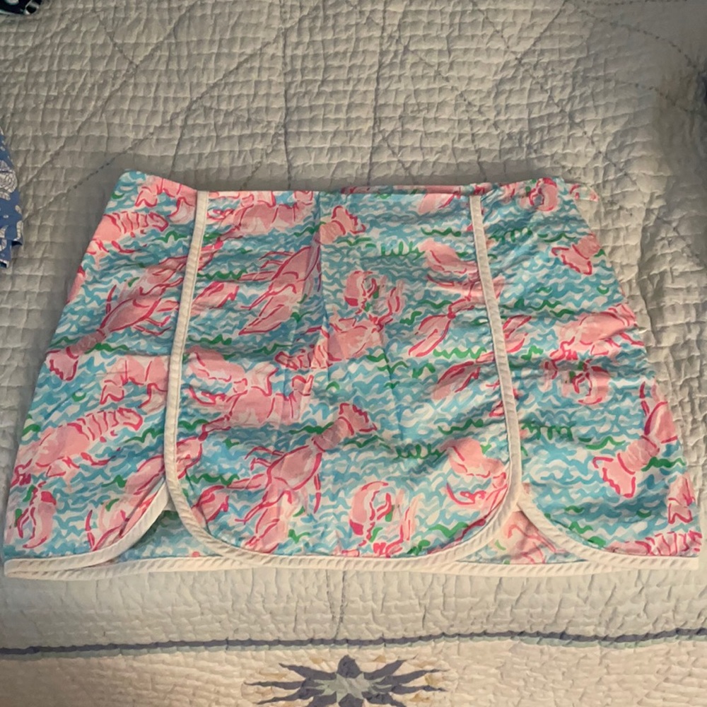 Lilly pulitzer lobster skirt